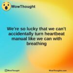 We’re so lucky that we can’t accidentally turn heartbeat manual like we can with breathing
